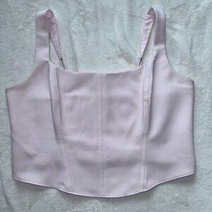 Abercrombie Pink Corset Style Tank Top